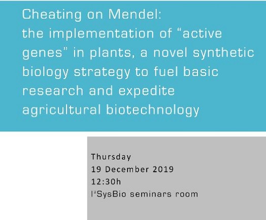 Cheating on Mendel: The implementation of “Active Genetics” in plants, a novel Synthetic Biology strategy to fuel basic research and expedite agricultural biotechnology